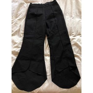 Black Open Pants